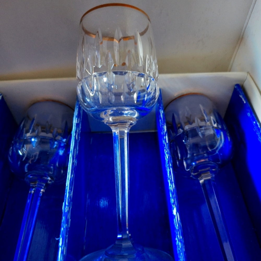 Bohemia crystal made in czechoslovakia set of 6
